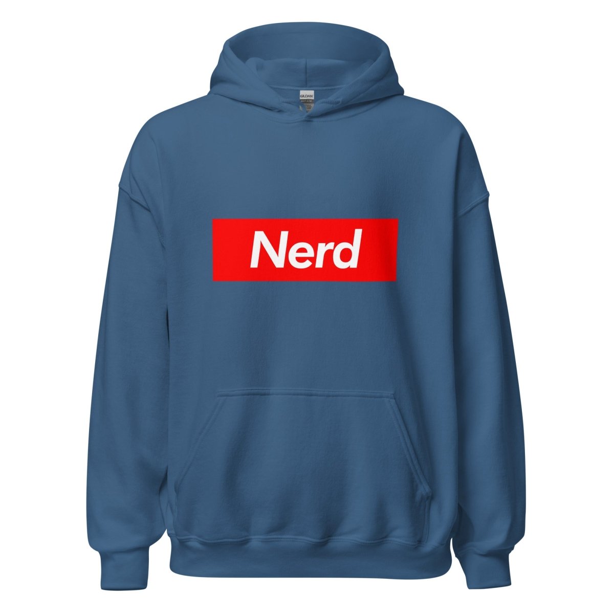 Nerd Sign Hoodie (unisex) - Indigo Blue - AI Store