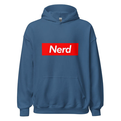 Nerd Sign Hoodie (unisex) - Indigo Blue - AI Store