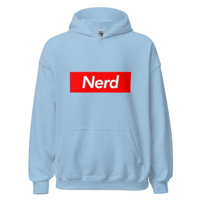 Nerd Sign Hoodie (unisex) - Light Blue - AI Store