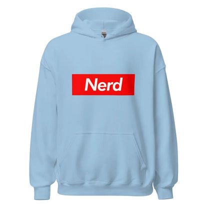 Nerd Sign Hoodie (unisex) - Light Blue / M