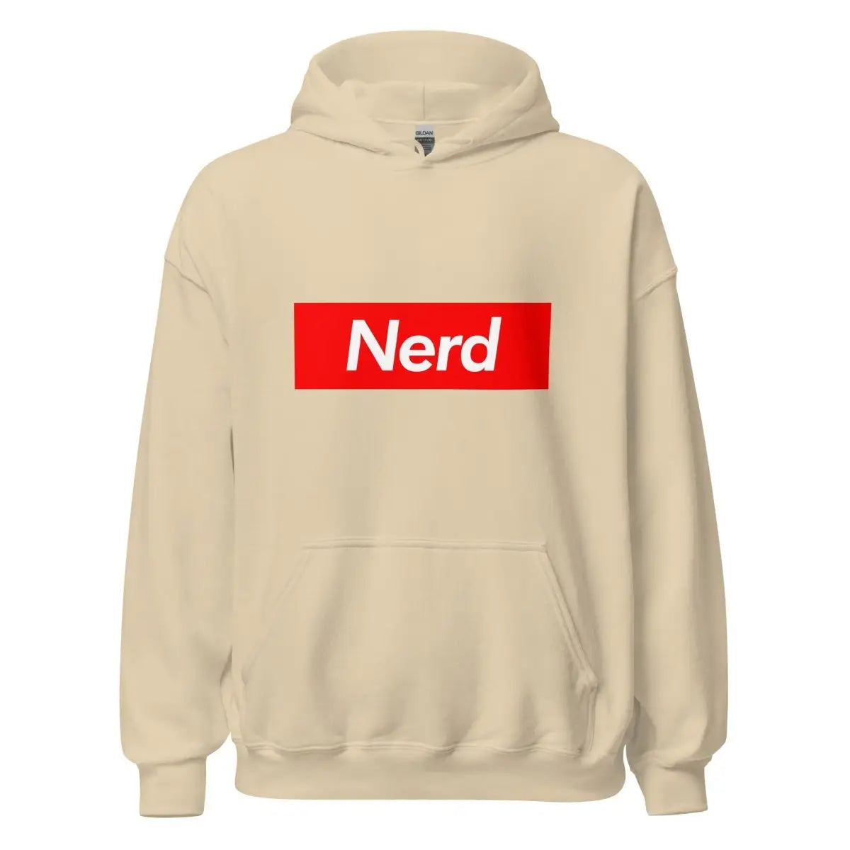 Nerd Sign Hoodie (unisex) - Sand / M