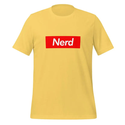 Nerd Sign T-Shirt (unisex) - Yellow / M