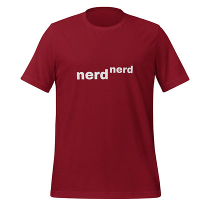 Nerd to the Power of Nerd T-Shirt (unisex) - Cardinal / M