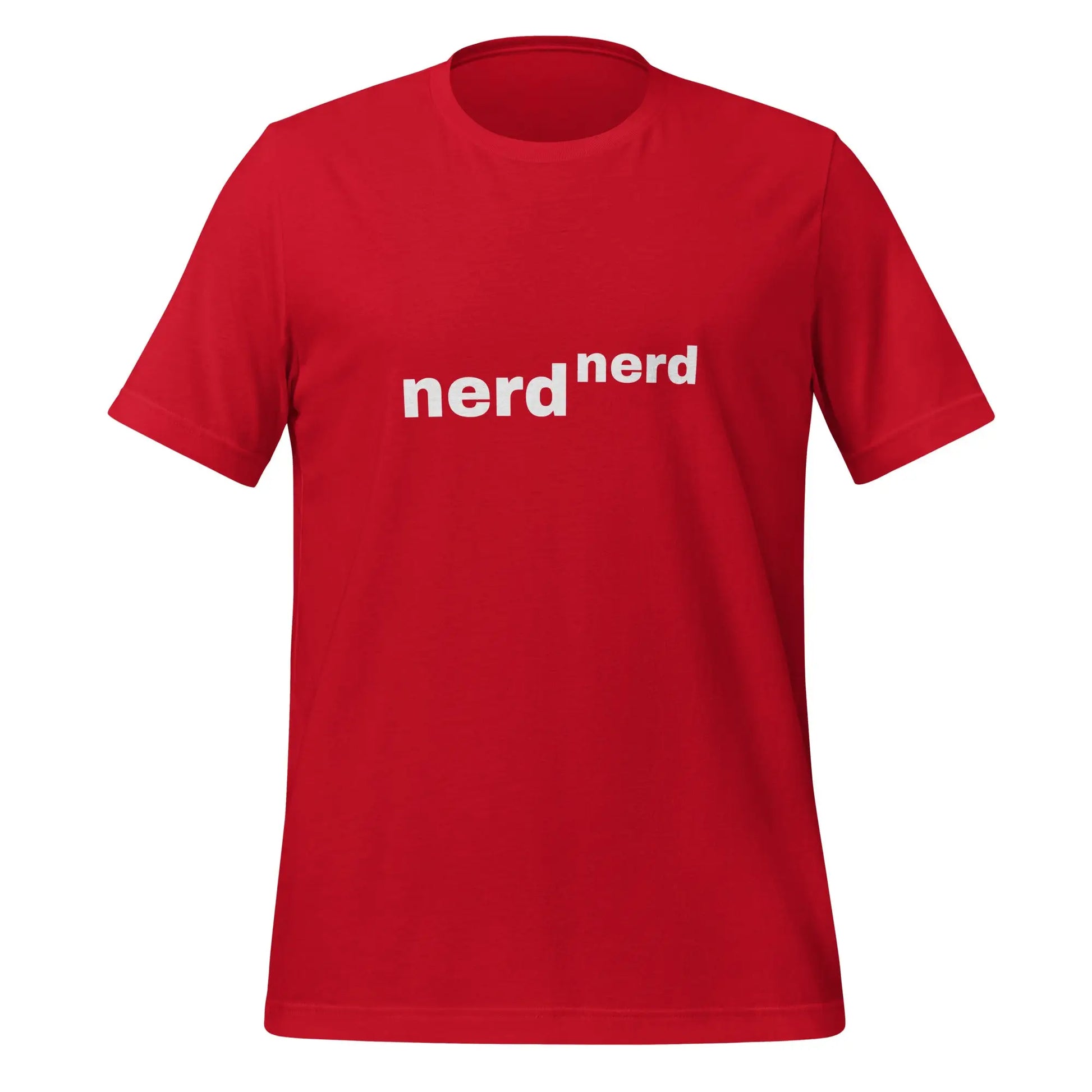 Nerd to the Power of Nerd T-Shirt (unisex) - Red / M