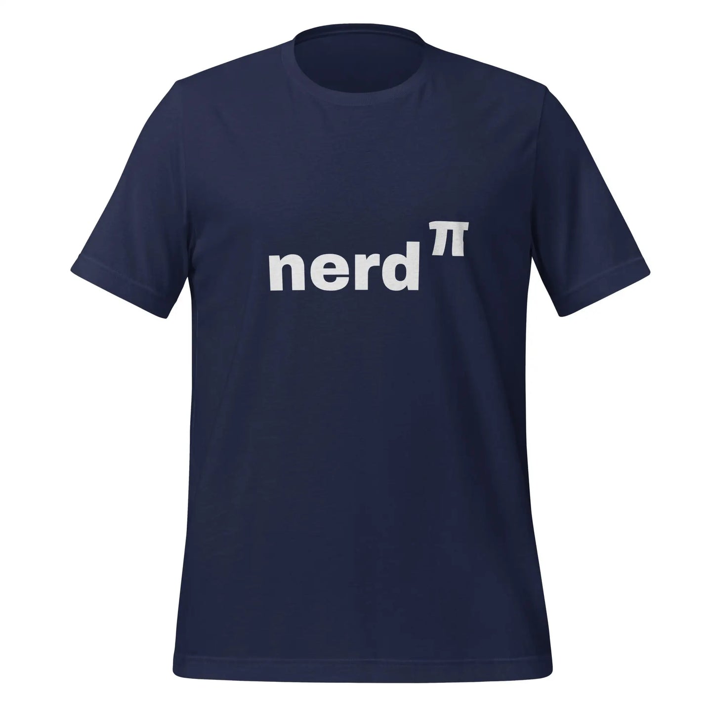 Nerd to the Power of Pi T-Shirt (unisex) - Navy / M