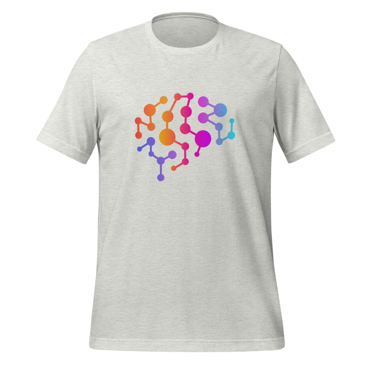 Neural Brain T-Shirt (unisex) - Ash - AI Store