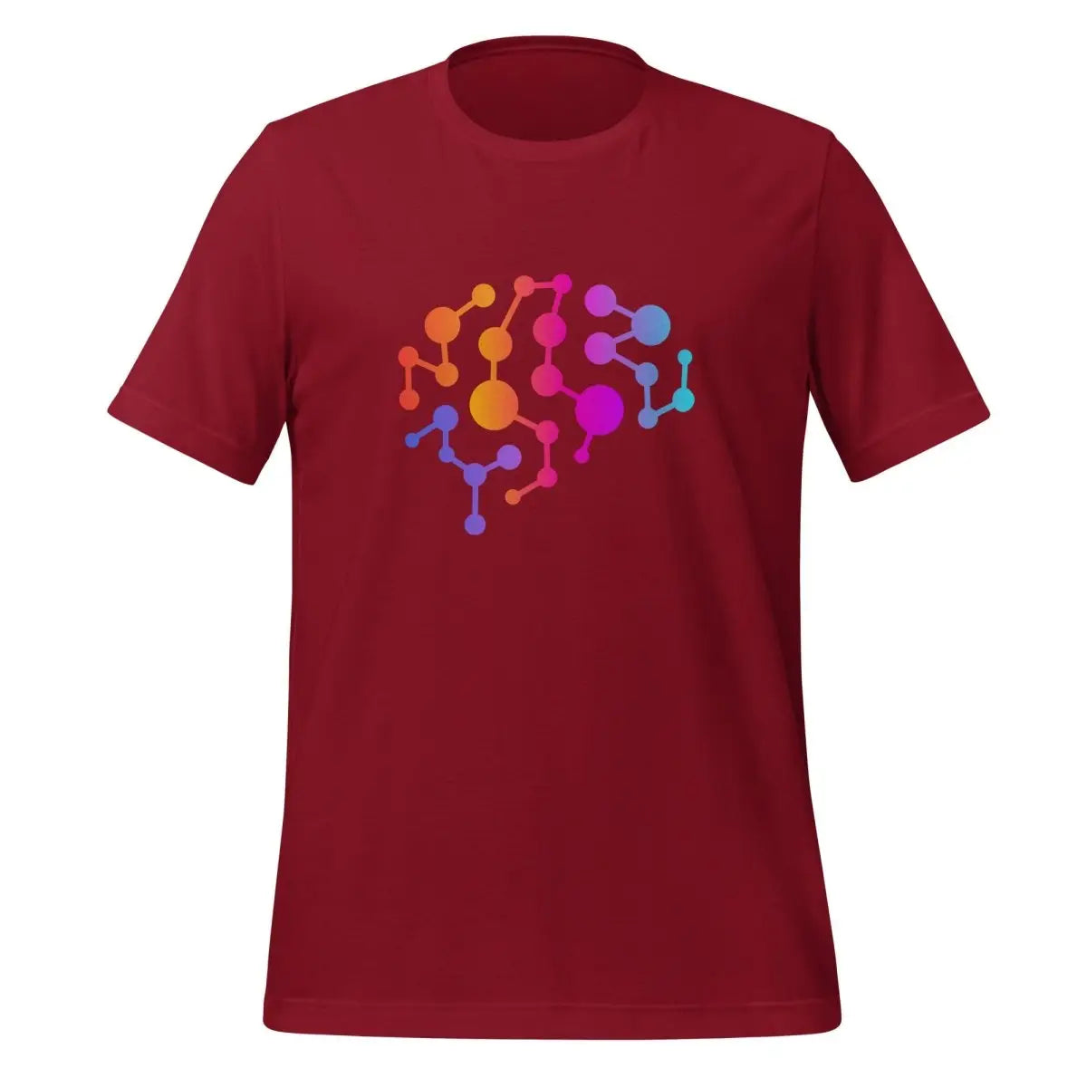 Neural Brain T-Shirt (unisex) - Cardinal / M