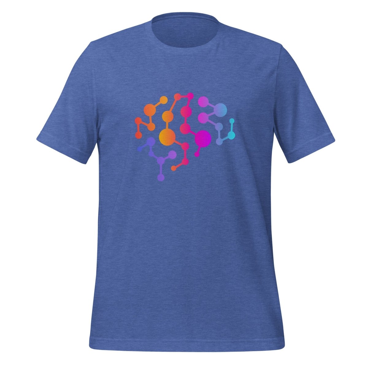 Neural Brain T-Shirt (unisex) - Heather True Royal - AI Store