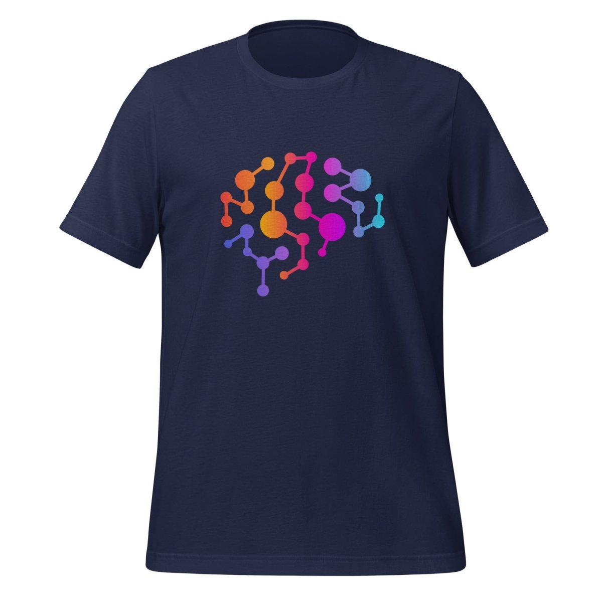 Neural Brain T-Shirt (unisex) - Navy - AI Store