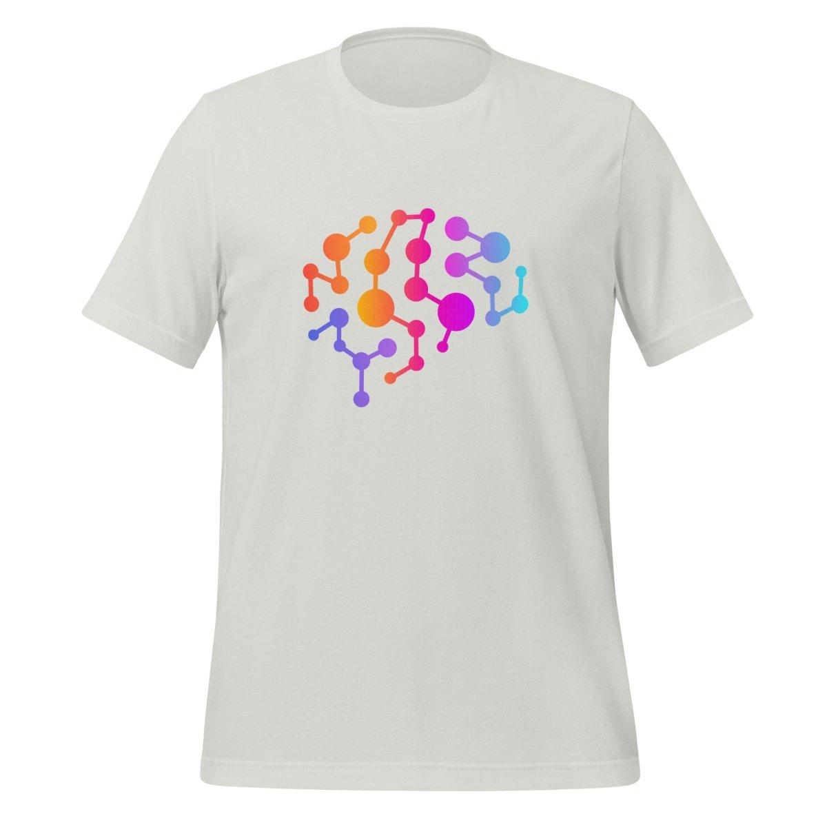 Neural Brain T-Shirt (unisex) - Silver - AI Store