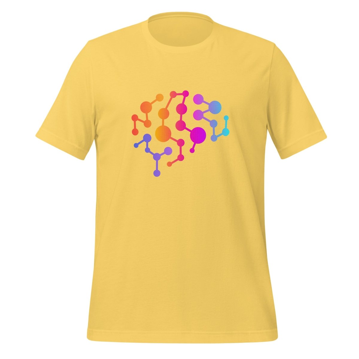 Neural Brain T-Shirt (unisex) - Yellow - AI Store