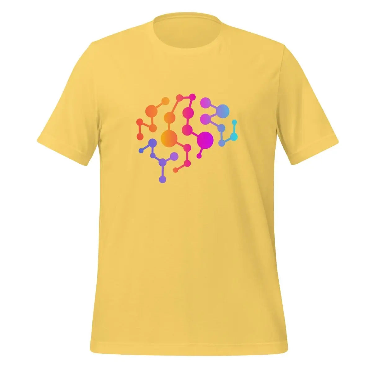 Neural Brain T-Shirt (unisex) - Yellow / M