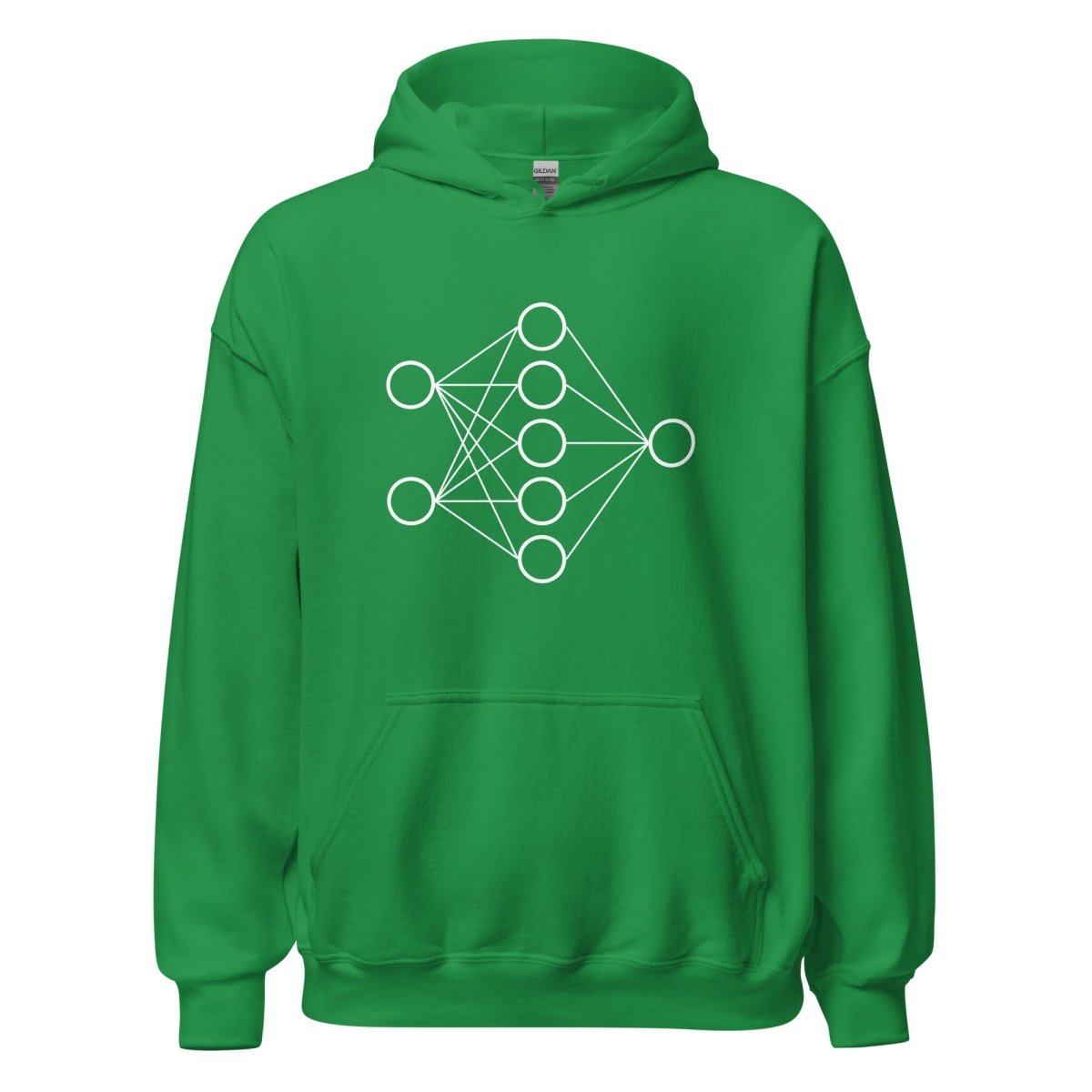 Neural Network Hoodie 1 (unisex) - Irish Green - AI Store