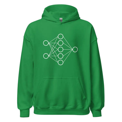 Neural Network Hoodie 1 (unisex) - Irish Green / M