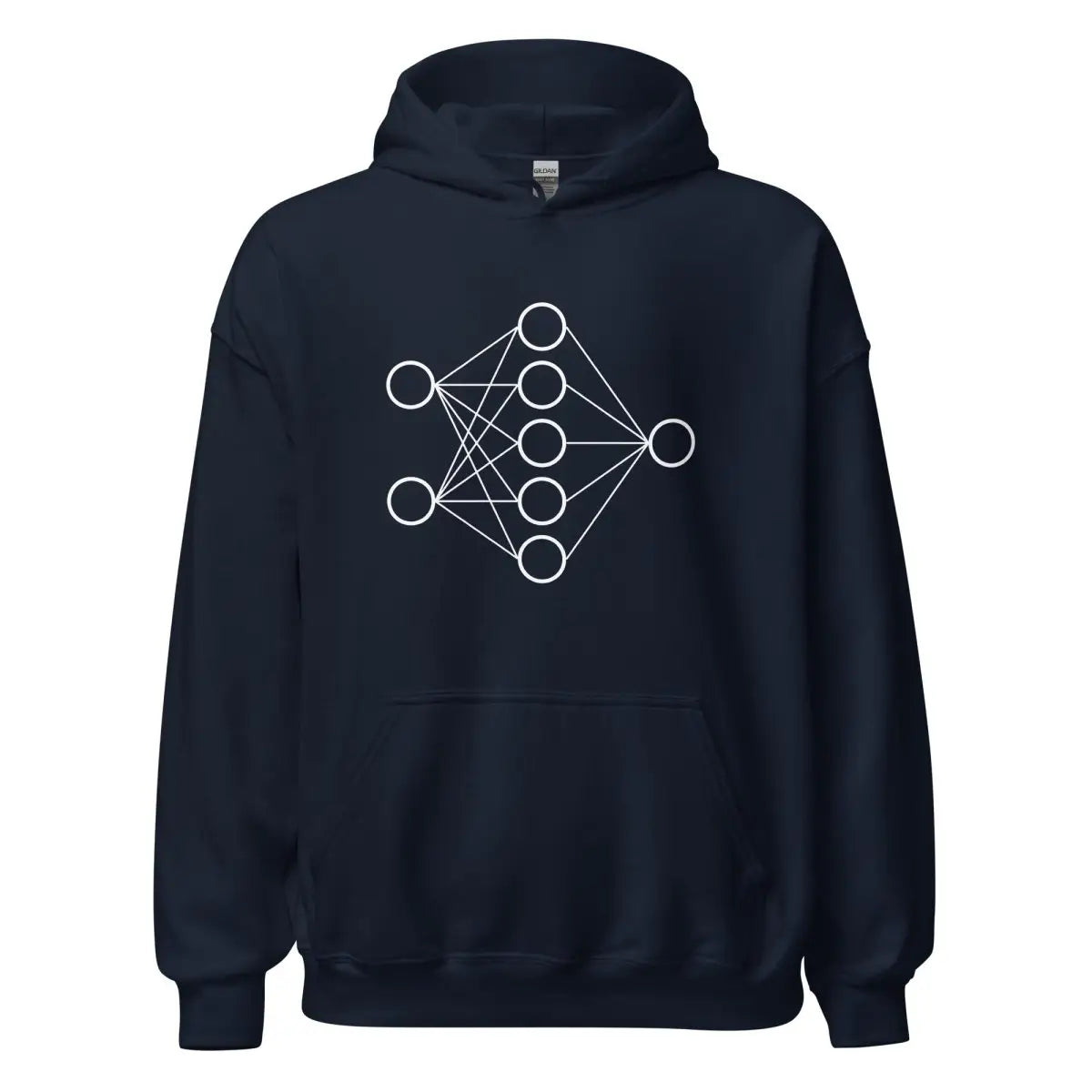 Neural Network Hoodie 1 (unisex) - Navy / M