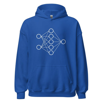 Neural Network Hoodie 1 (unisex) - Royal - AI Store