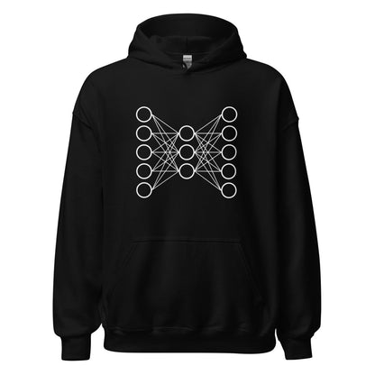 Neural Network Hoodie 9 (unisex) - Black - AI Store