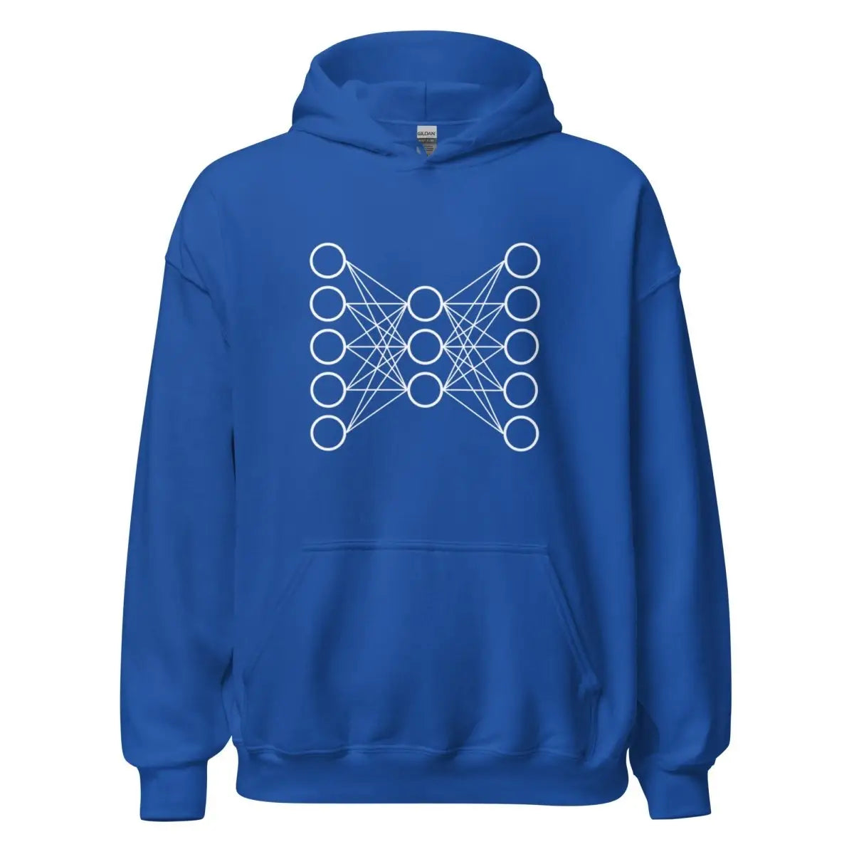 Neural Network Hoodie 9 (unisex) - Royal / M