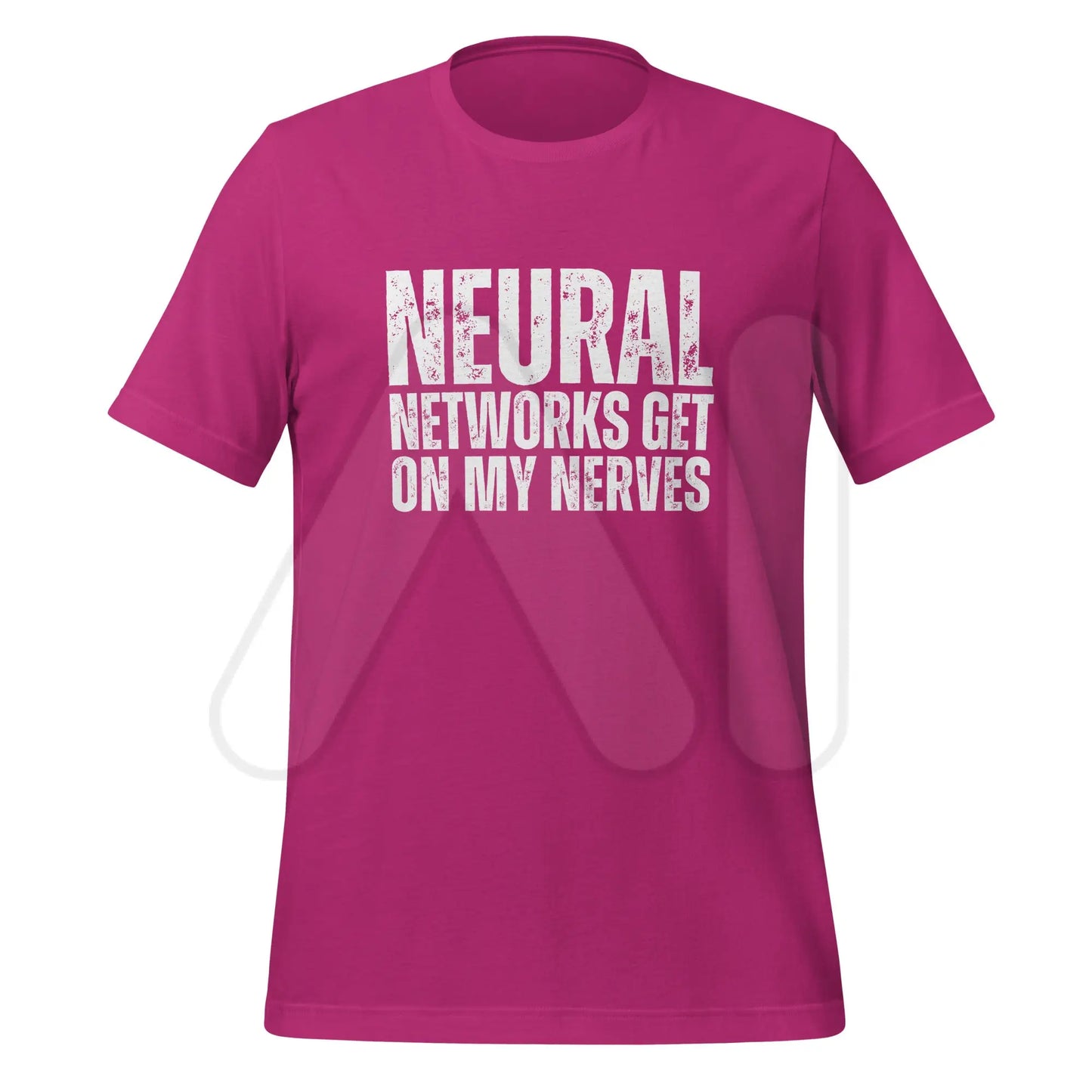 NEURAL NETWORKS GET ON MY NERVES T-Shirt (unisex) - Berry / M