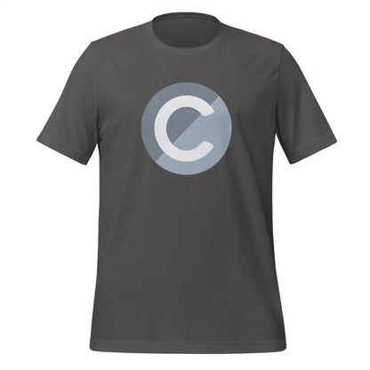 New C Logo T-Shirt (unisex) - Asphalt / M