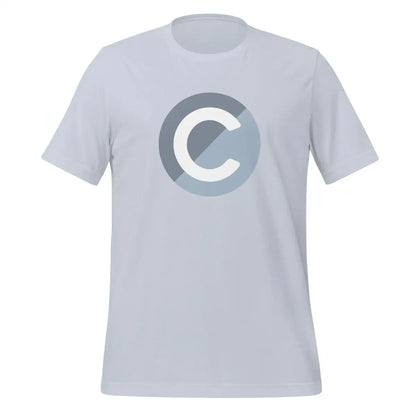 New C Logo T-Shirt (unisex) - Light Blue / M