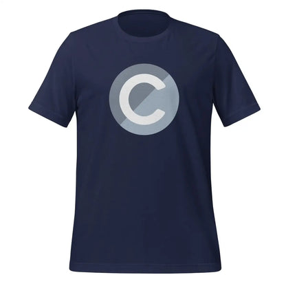 New C Logo T-Shirt (unisex) - Navy / M