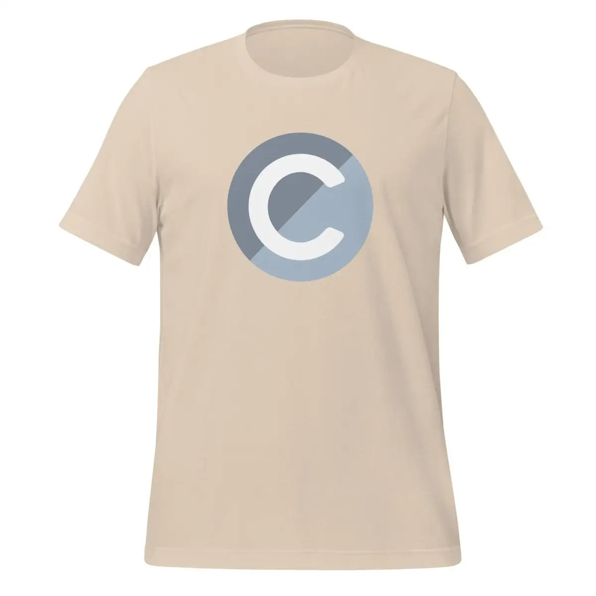 New C Logo T-Shirt (unisex) - Soft Cream / M