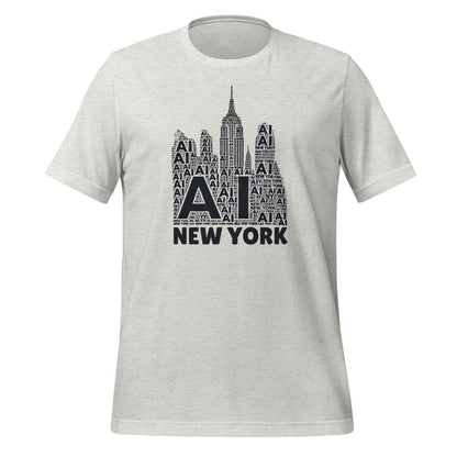New York AI T - Shirt (unisex) - Ash - AI Store