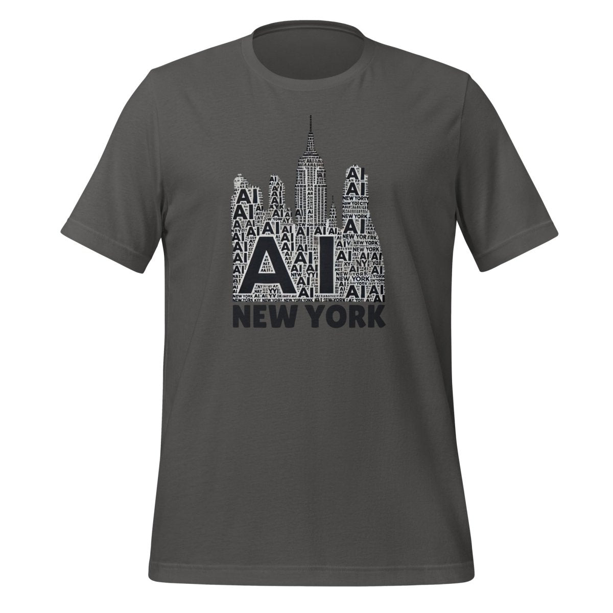 New York AI T - Shirt (unisex) - Asphalt - AI Store