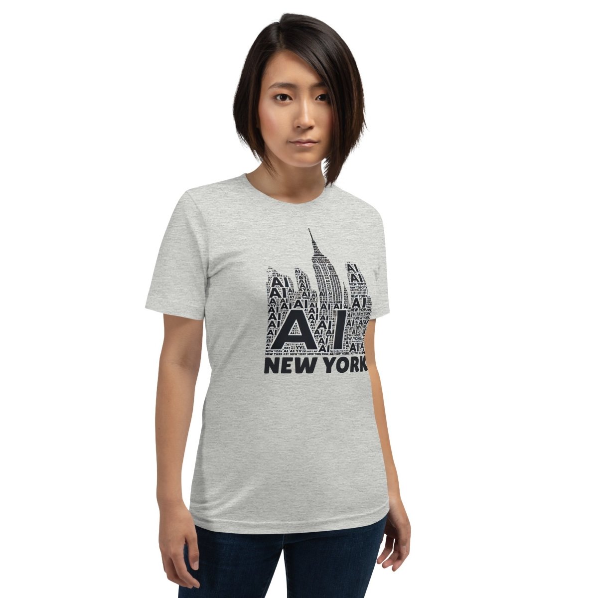 New York AI T - Shirt (unisex) - Athletic Heather - AI Store