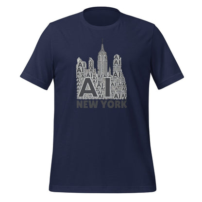 New York AI T - Shirt (unisex) - Navy - AI Store