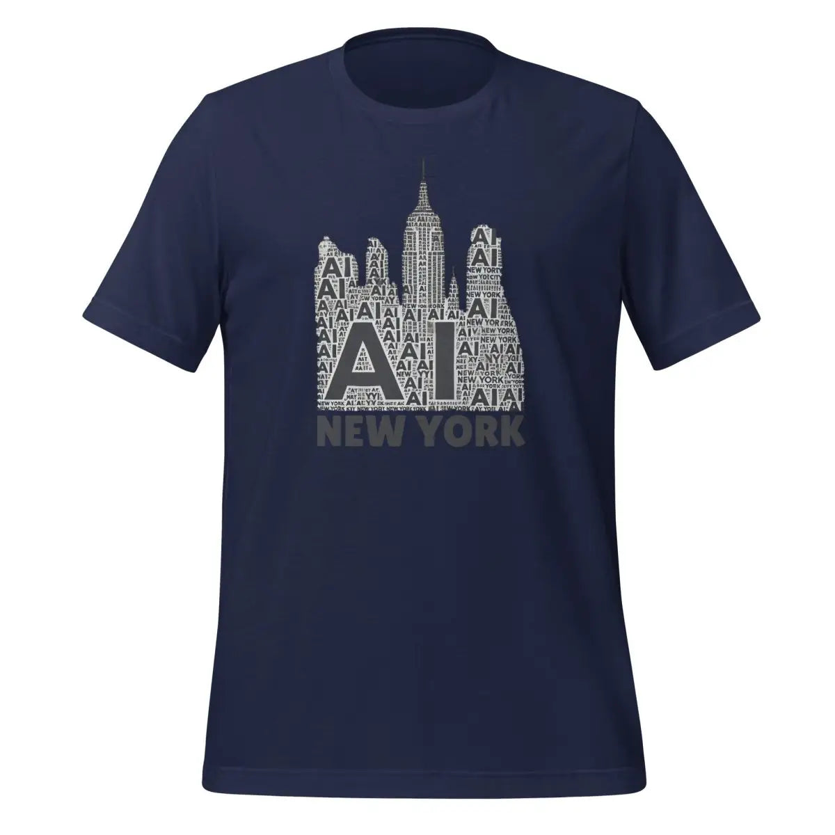 New York AI T-Shirt (unisex) - Navy / M