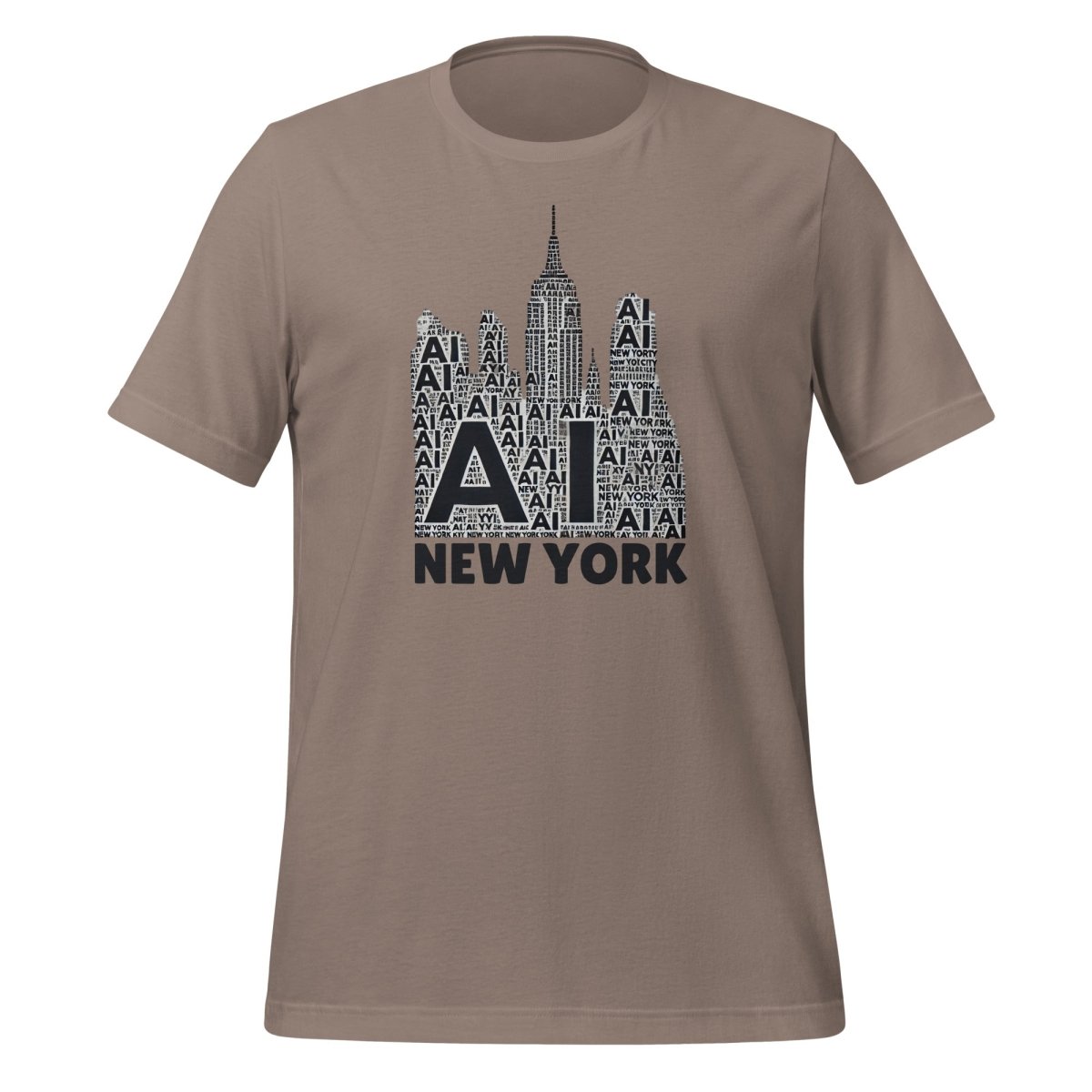 New York AI T - Shirt (unisex) - Pebble - AI Store