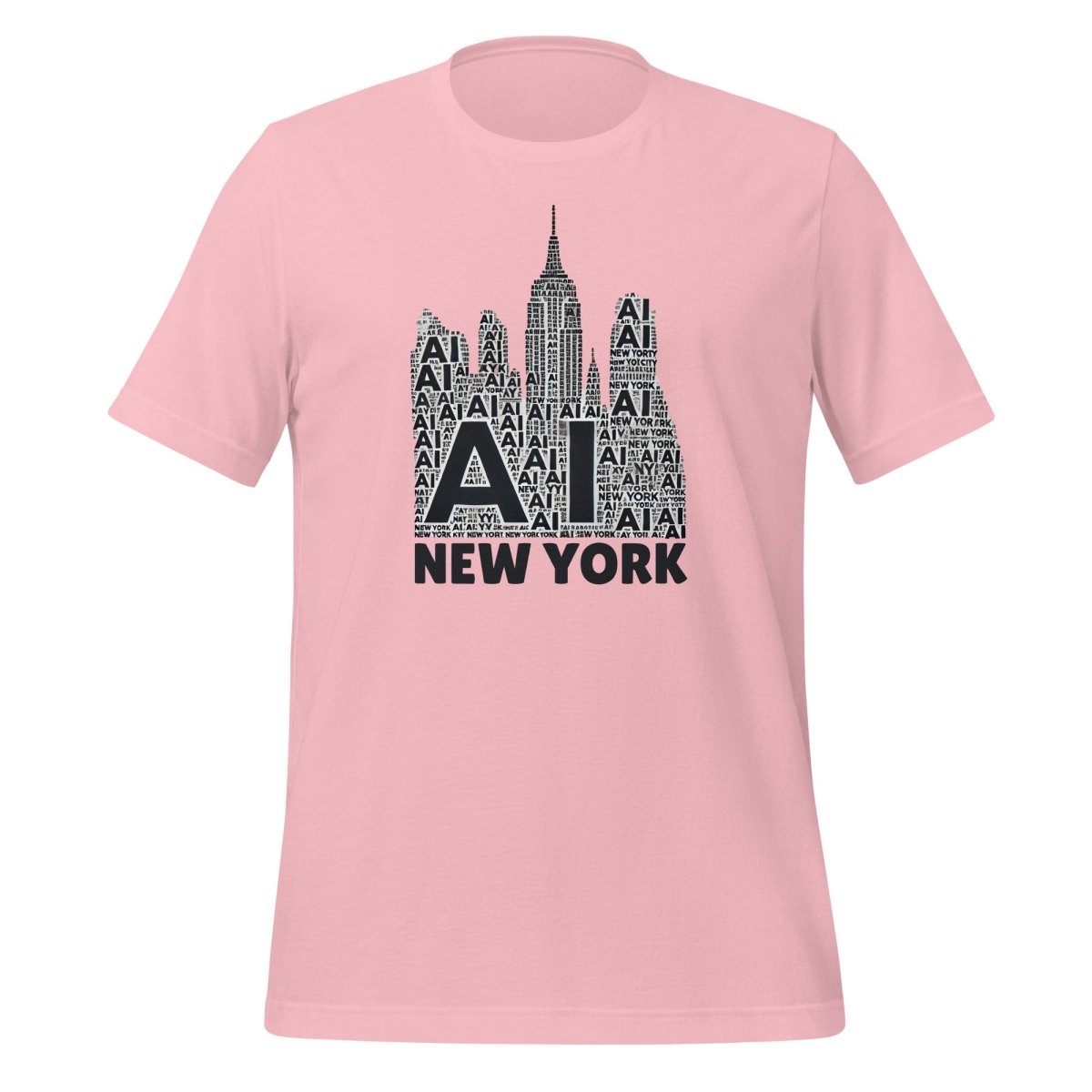 New York AI T - Shirt (unisex) - Pink - AI Store