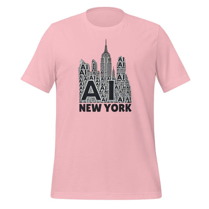 New York AI T - Shirt (unisex) - Pink - AI Store
