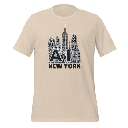 New York AI T - Shirt (unisex) - Soft Cream - AI Store