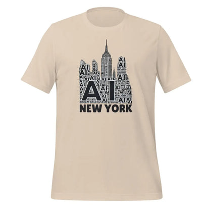 New York AI T-Shirt (unisex) - Soft Cream / M