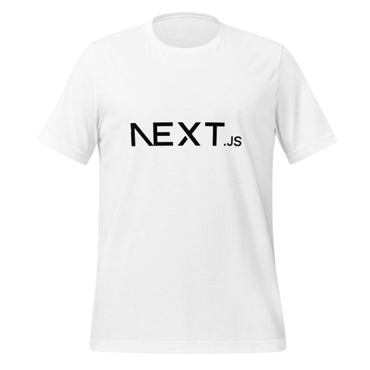 Next.js Black Logo T - Shirt (unisex) - White - AI Store