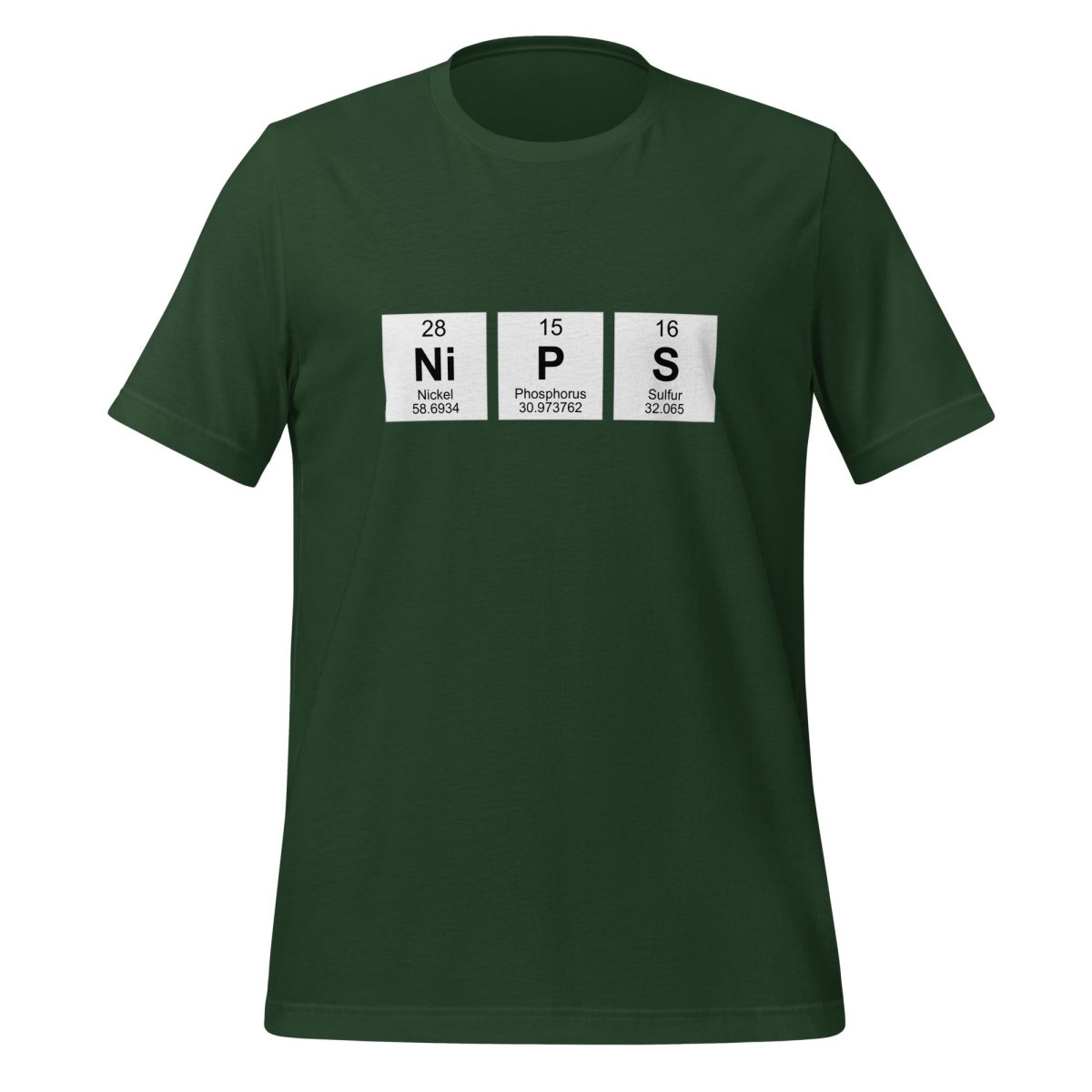 NIPS Chemical Elements T-Shirt (unisex) - Forest - AI Store