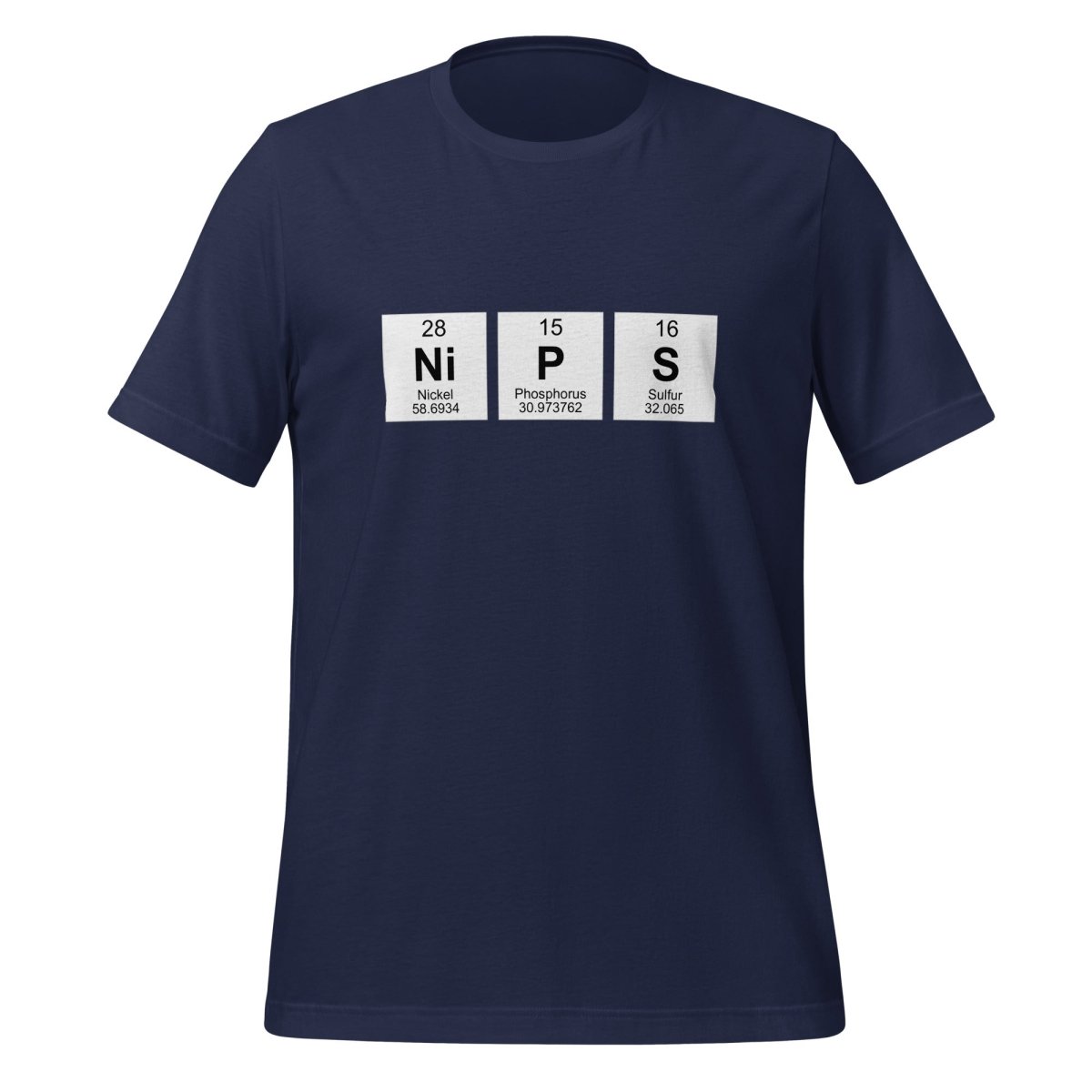 NIPS Chemical Elements T-Shirt (unisex) - Navy - AI Store