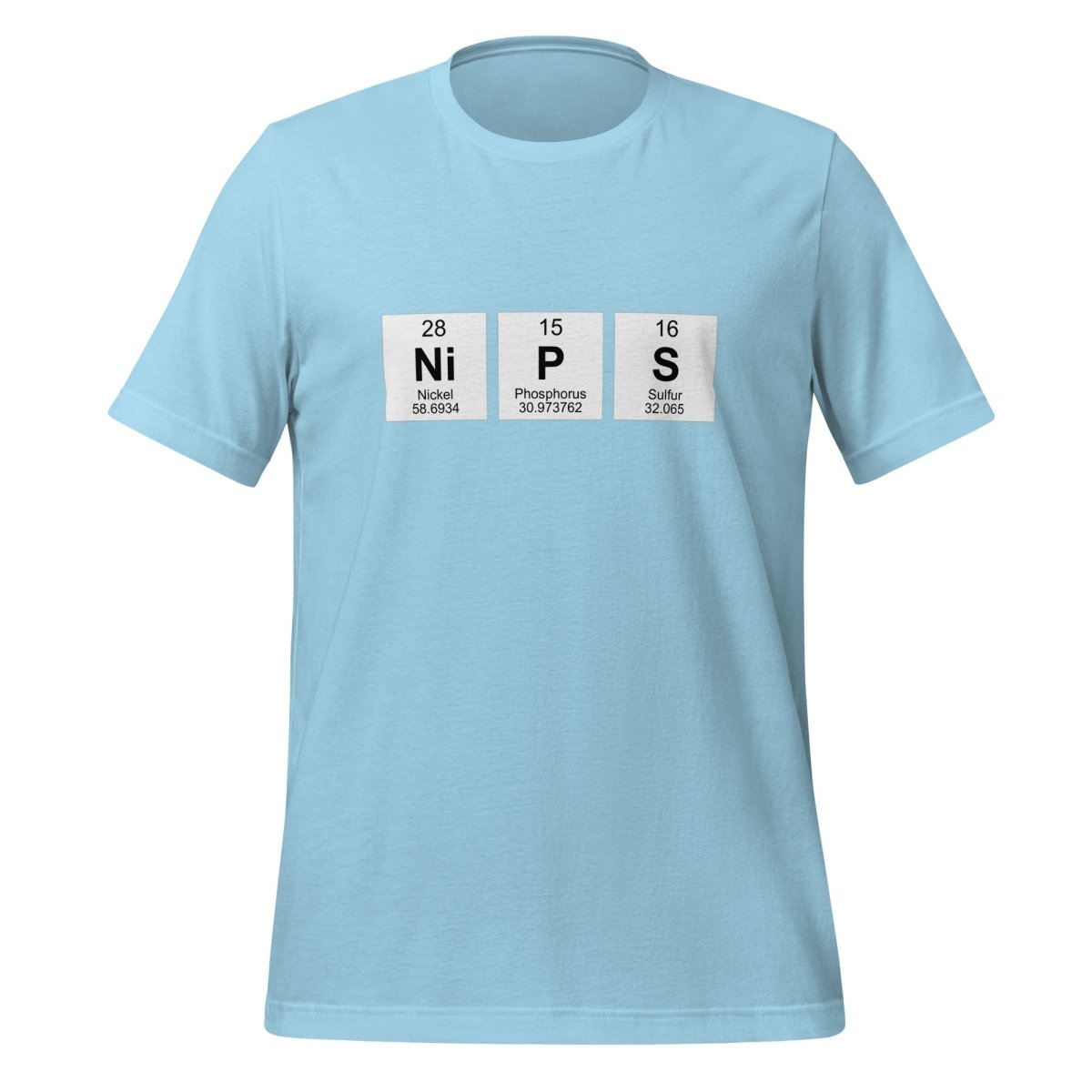 NIPS Chemical Elements T-Shirt (unisex) - Ocean Blue - AI Store