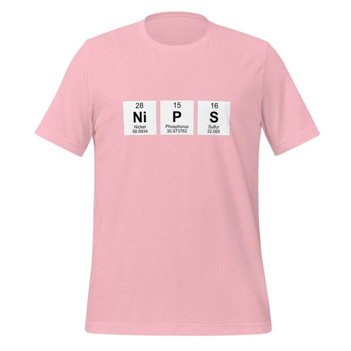 NIPS Chemical Elements T-Shirt (unisex) - Pink - AI Store