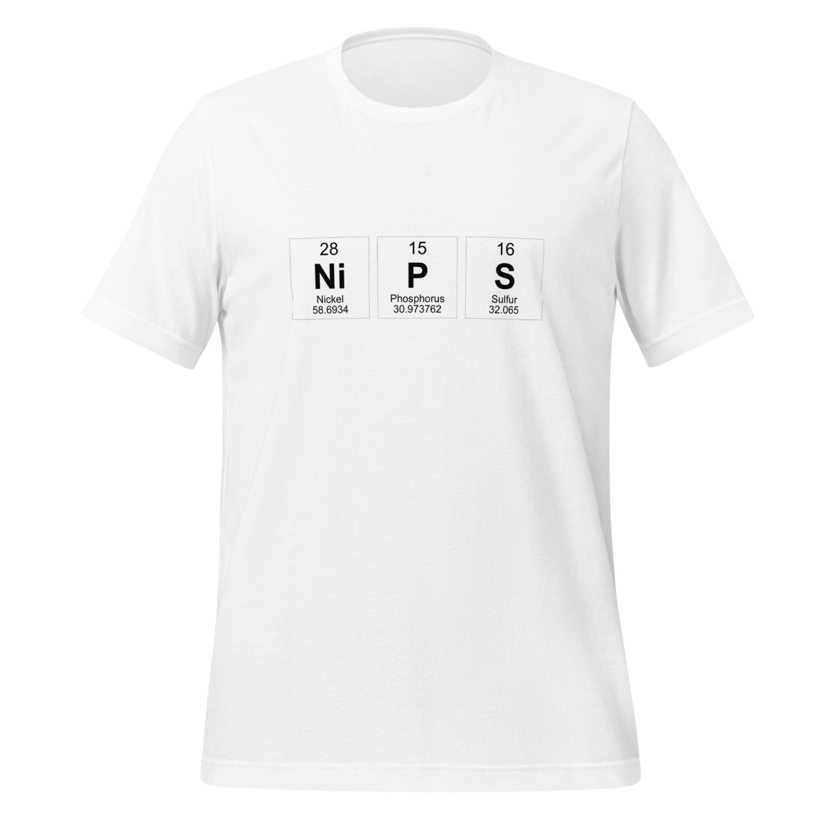 NIPS Chemical Elements T-Shirt (unisex) - White - AI Store