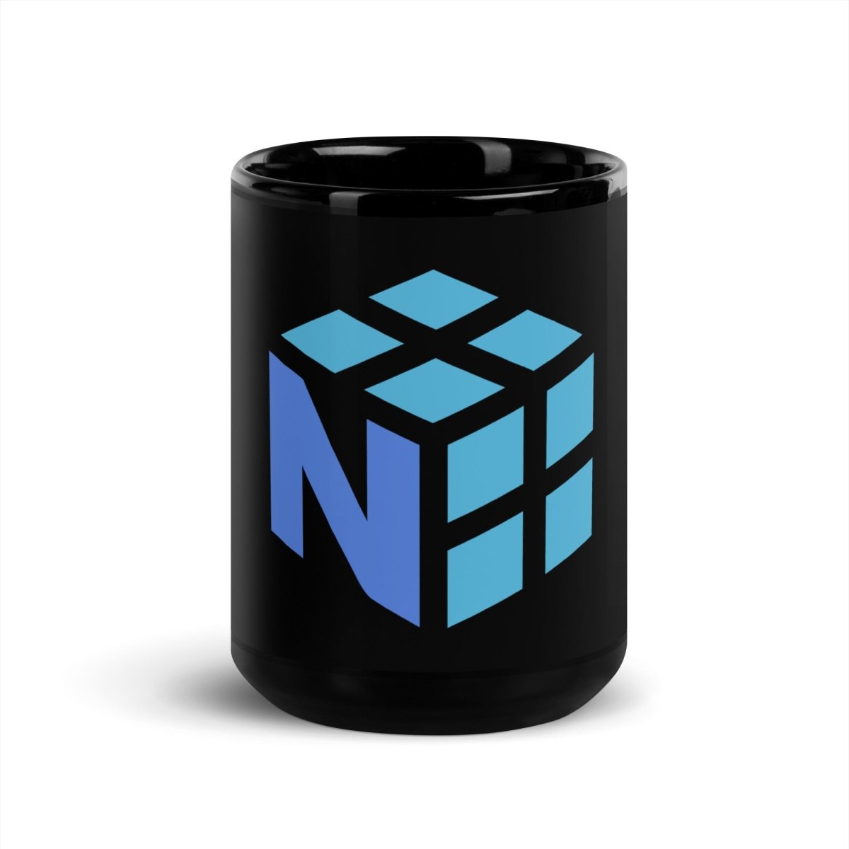 NumPy Icon on Black Glossy Mug - 15 oz - AI Store