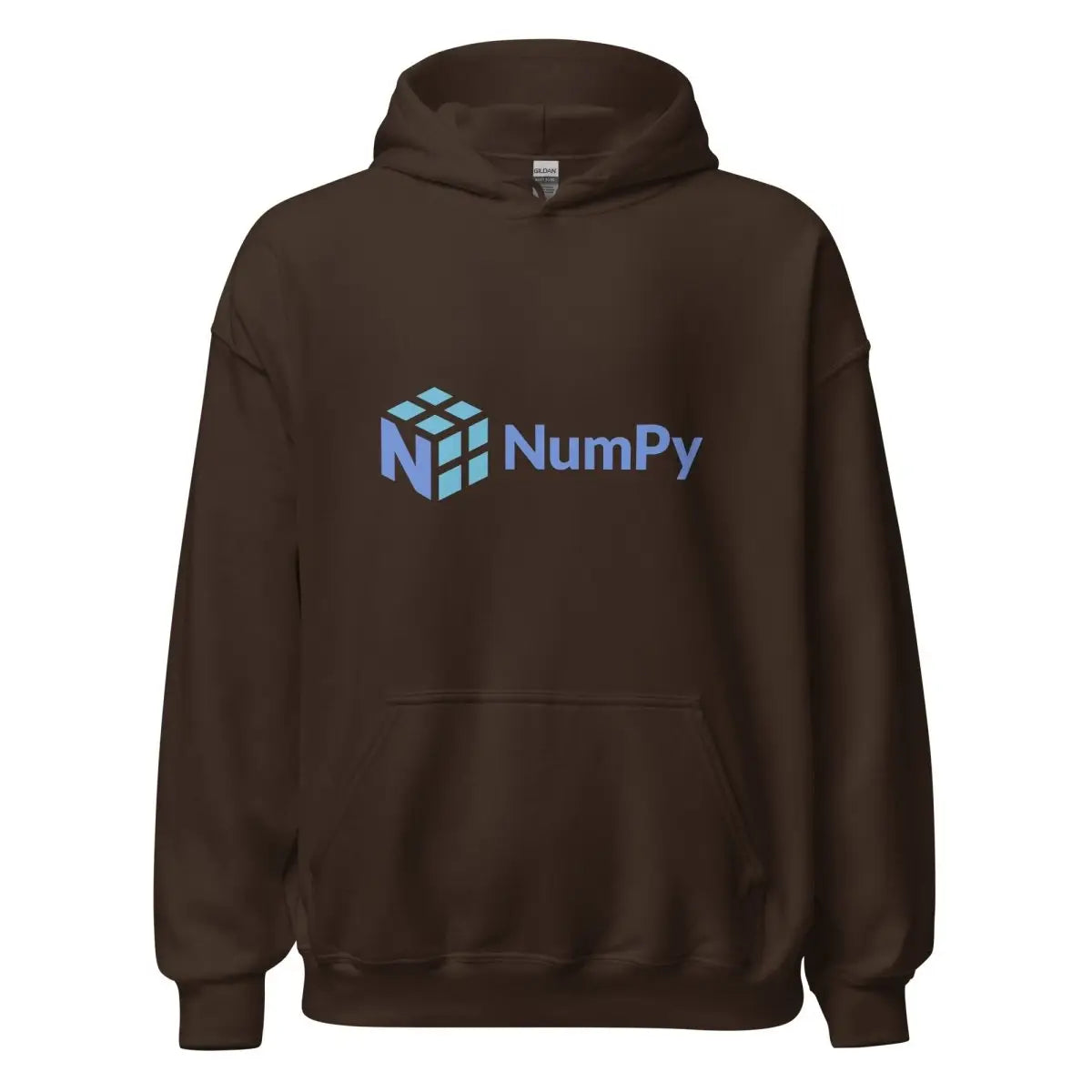 NumPy Logo Hoodie (unisex) - Dark Chocolate / M