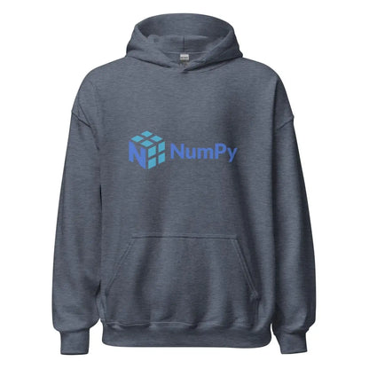 NumPy Logo Hoodie (unisex) - Heather Sport Dark Navy / M