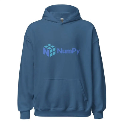 NumPy Logo Hoodie (unisex) - Indigo Blue / M