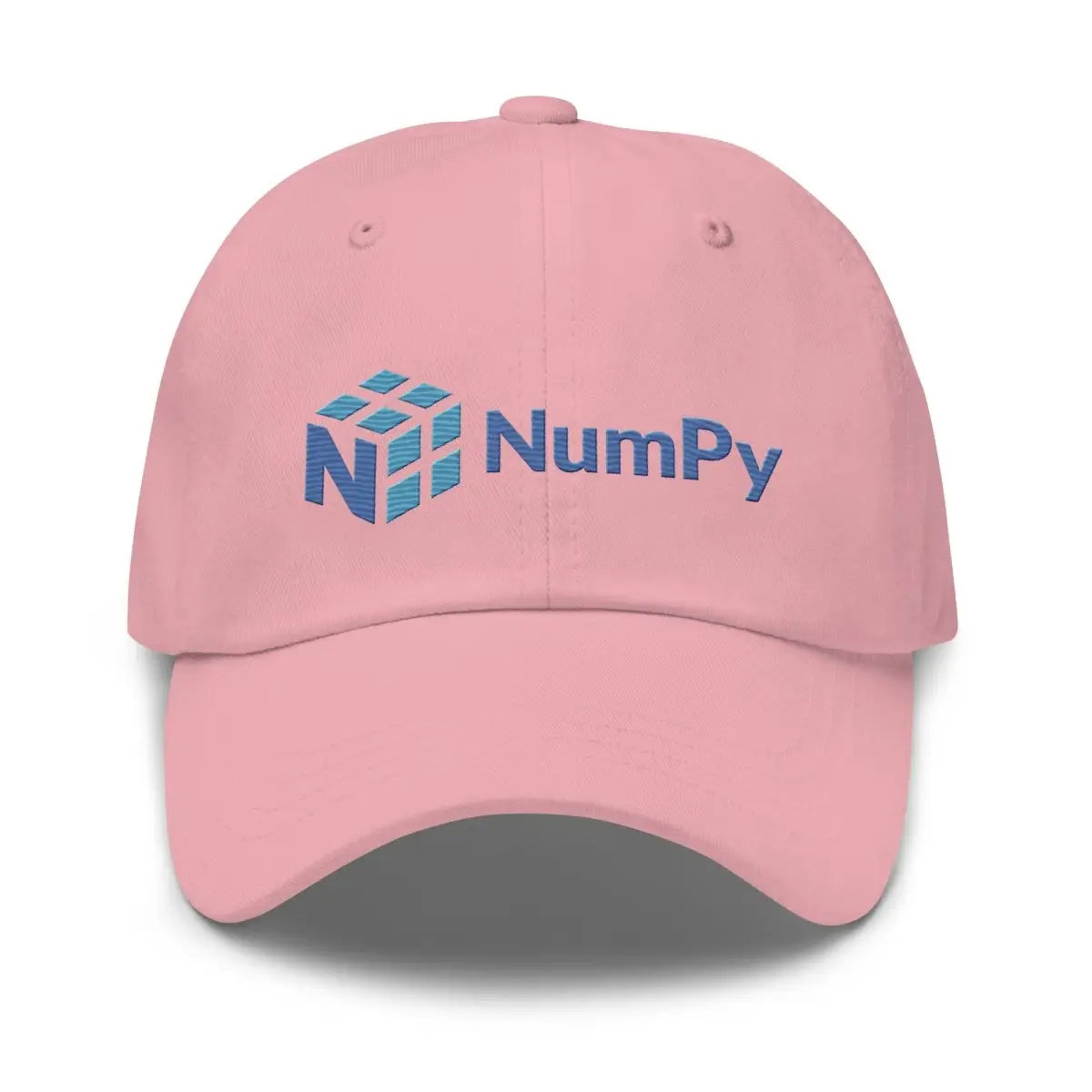 NumPy Logo True-Color Embroidered Cap - Pink