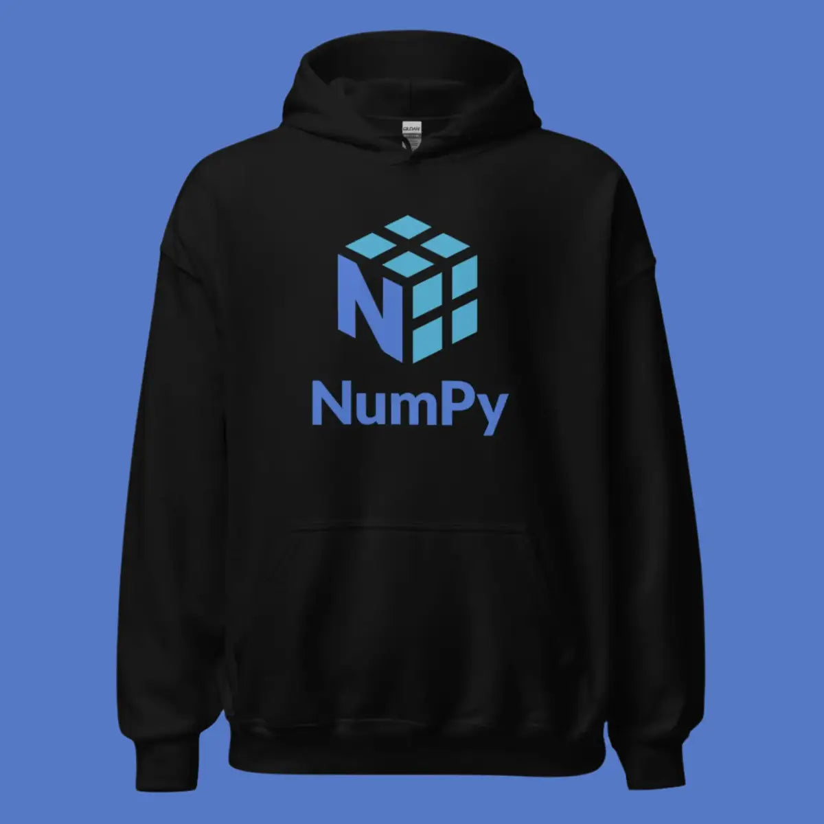 The Numpy Stacked Logo Hoodie (unisex).