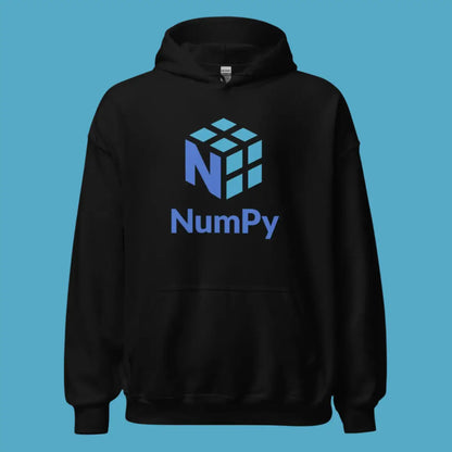 The Numpy Stacked Logo Hoodie (unisex).